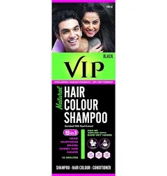 VIP Hair Shampoo 5 in 1 180ml Black