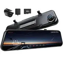 P12 Pro Max 4K+2.5K Rear View Mirror Camera