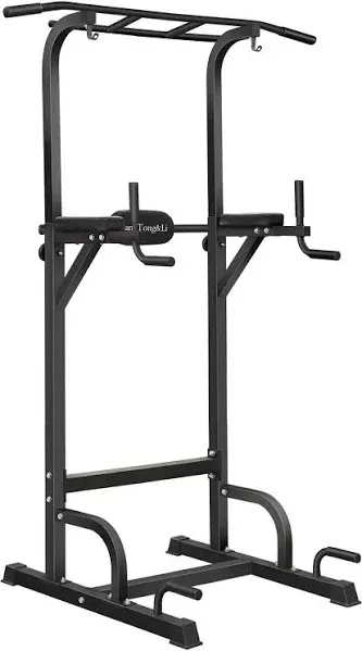 BangTong&Li Power Tower, Pull Up Bar Dip Station/Stand for Home Gym Strength Training Workout Equipment