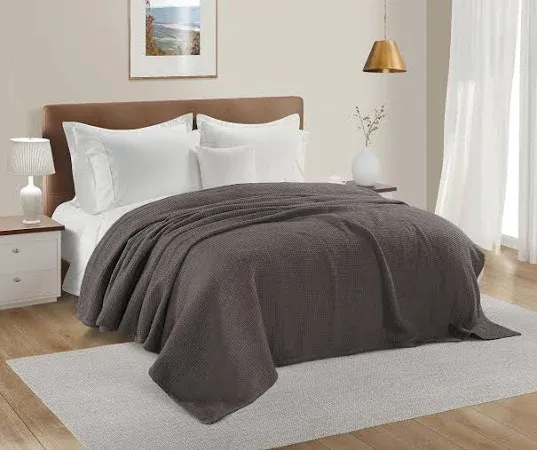 CHATEAU HOME COLLECTION Cotton Blanket Size Bed, Waffle Blankets Blanket