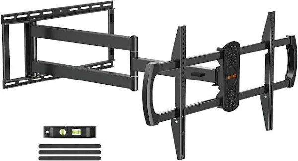 ELIVED Long Extension TV Mount for Most 42-90 Inch TV, Full Motion Wall Bracket with 40.4 inch Long Arm Articulating TV Wall Mount, Max VESA 800x400mm, Holds up to 150lbs, fits Wood Studs 12"-24".