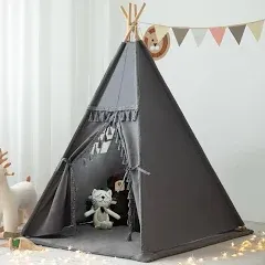 Teepee Tent for Kids xiaowantong Kids Teepee Tent with Padded Mat