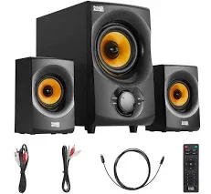 Bluetooth 21 Speaker System 21Channel Home Theater Speaker System Black AA2170