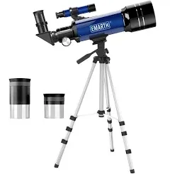 Emarth 36070 Telescope - 70MM Aperture, 360MM Refractor - Blue