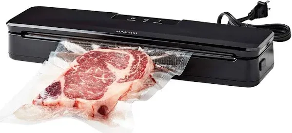 ANVS01-US00 Anova Precision Vacuum Sealer, Includes 10 Precut Bags, for Sous Vid