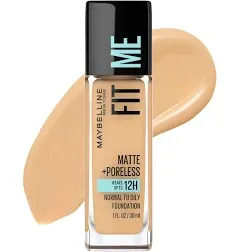 Maybelline Fit Me Matte Poreless Liquid Foundation Makeup Porcelain 110 