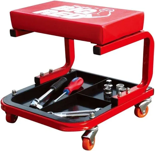 Torin ATR6300B Rolling Creeper Garage/Shop Seat: Padded Mechanic Stool