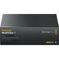 Blackmagic Design MultiView 4 Multi Viewer #HDL-MULTIP6G/<wbr/>04