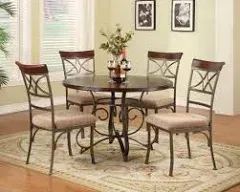 Powell Hamilton Dining 5 Piece Set, Medium Cherry