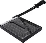 ISDIR Paper Cutter Guillotine, 12 Inch Paper Cutting Board, 12 Sheets Capacity