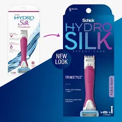 Schick Women's Hydro Silk TrimStyle Moisturizing Razor with Bikini Trimmer