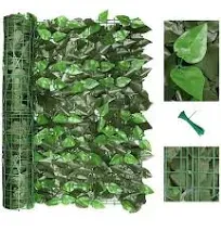 Artificial Ivy Privacy Fence Screen, Privacy Wall, Privacy Screen, Artificial...