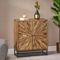 2-Door Cabinet with Two Shelves - Pier 1