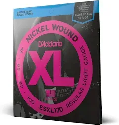 D'Addario ESXL170 Nickel Wound Bass Strings