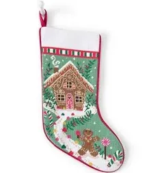 Lands' End Needlepoint Personalized Christmas Stocking