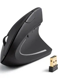 Anker 2.4G Wireless Vertical Ergonomic Optical 5-Button Mouse A7852M - NO DONGLE