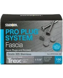 Starborn Pro Plug System for Trex Fascia