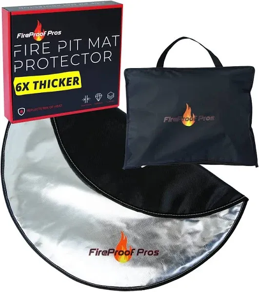 Fireproof Pros 36" Fire Pit Mat