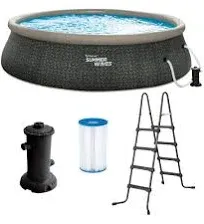 Funsicle 18' x 48" QuickSet Ring Top Above Ground Swimming Pool