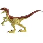 Jurassic World Toys Fierce Force Velociraptor Camp Cretaceous Dinosaur Action Figure Movable Joints, Realistic Sculpting & Single Strike Feature, Kids Gift Ages 3 Years & Older