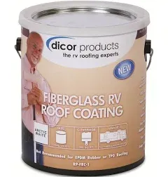 Dicor Fiberglass Roof Coating Tan