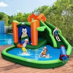 Costway Inflatable Slide Bouncer and Water Park Bounce House