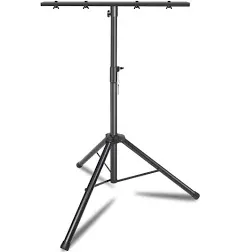 DJ Light Stand T-Bar DJ Light Stand Heavy Duty Par Portable Par Can Tripod, Stage Lights Stand Adjustable 35-65 Inch, DJ Lighting Stand Suitable for Stage, Bar, Banquet, Party