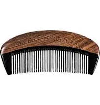 Badass Beard Care Black Series Fine Tooth Ox Horn Comb For Men