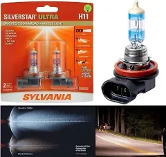 Sylvania H11 SilverStar Ultra Halogen Headlight Bulb