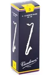 Vandoren Bass Clarinet Traditional Reeds