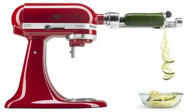 KitchenAid Spiralizer with Peel, Core and Slice - Ksm1apc, Silver