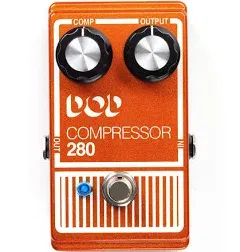 DigiTech DOD280 Compressor Guitar Effects Pedal - Red