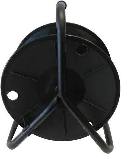 Audio2000&#039;S ADC2716B Cable Reel, Capacity: 330&#039; of 6mm cable, Black