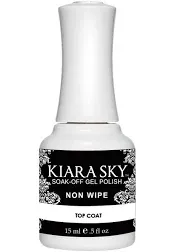 Kiara Sky Professional Nails LED UV Soak off Gel Polish Non Wipe Top Coat