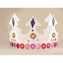 Hygloss 65243 White Paper Creative Crown