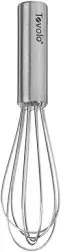 Tovolo Silicone Coated Stainless Steel Whisk: 6", Cayenne 1000520