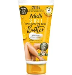 Nad's 3-in-1 Butter Body Hair Removal Cream - 5.1 fl oz