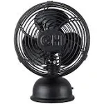 Good Housekeeping All-Metal USB-Powered 5" Oscillating Personal Fan, Matte Black