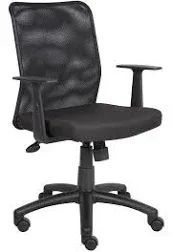 Boss Office Products Mesh Back Office Chair with Arms