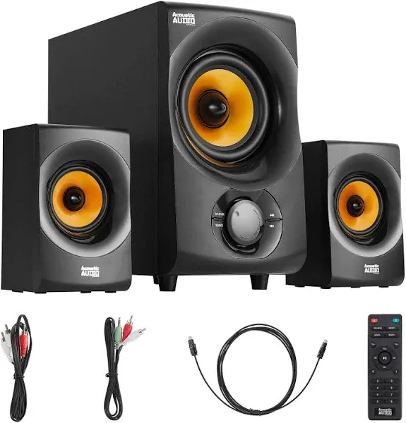 Acoustic Audio by Goldwood Bluetooth 2.1 Speaker System 2.1-Channel Home Theater