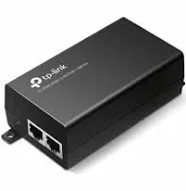 TP-Link TL-PoE260S 802.3at/af 2.5G PoE+ Injector | Non-PoE to PoE Adapter | Supplies up to 30W (PoE+) | Plug & Play | Desktop/ Wall-Mount | Distance Up to 328 ft. | UL Certified