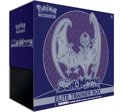 Sun and Moon Base Elite Trainer Box Pokemon Factory Sealed ETB - Lunala Version