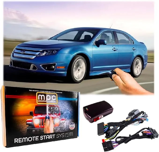 MPC Remote Start for Ford Fusion 2010 2011 2012 || Plug N Play T-Harness || Press OEM Fob 3X Lock to Start || No Wire Splicing! || USA Tech Support