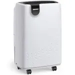 32.7-Pint Low Noise Home Dehumidifier for Indoor Use Recommended for Up to 2500 Sq. ft. with Water Tank White