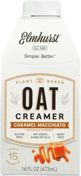 Elmhurst Caramel Macchiato Oat Creamer