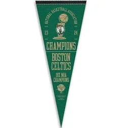 WinCraft Boston Celtics 2024 Finals Champions Pennant Flag