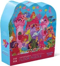 Crocodile Creek 36 Piece Floor Puzzle - Mermaid Palace