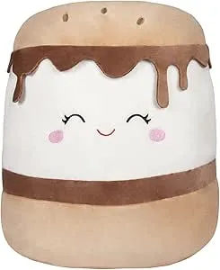 Squishmallows Foodie Squad Carmelita the S'more Plush Toy