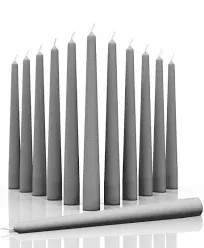 CANDWAX 12 Inch Taper Candles Set of 4 - Dripless and Smokeless Candle Unscented