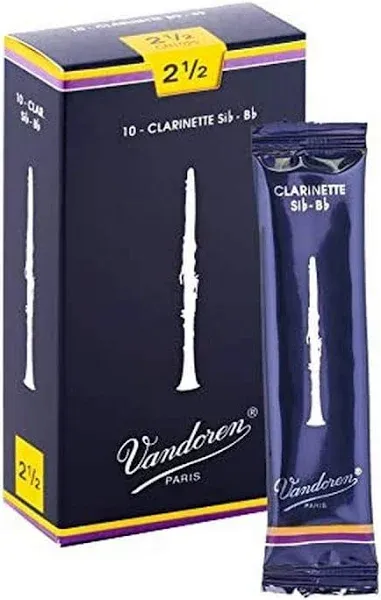 Vandoren Bb Clarinet Traditional Reeds